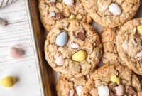 Mini Egg Oatmeal Cookies