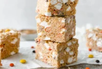 Reeses Pieces Crispy Treats