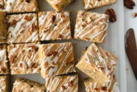 Golden Maple Pecan Blondies