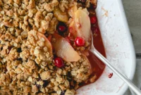 Harvest Apple Cranberry Crumble