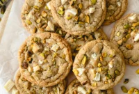 Divine White Chocolate Pistachio Cookies