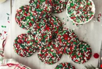 Chocolate Funfetti Cookies