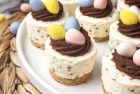 Easter Mini Egg Cheesecake Bites