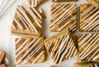 Sweet Cinnamon Swirl Blondies