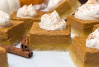 Decadent Pumpkin Pie Bars