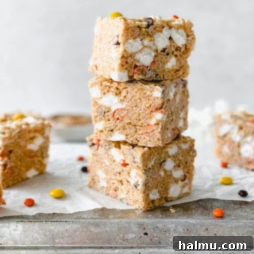 Reeses Pieces Crispy Treats 10 Reese's Pieces Rice Krispie Treats