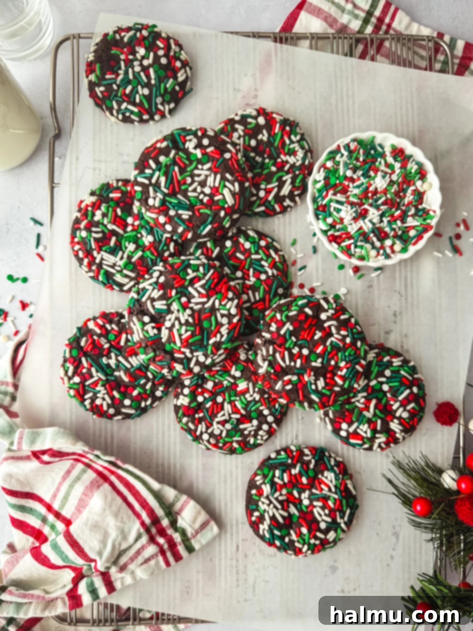 Delicious Chocolate Sprinkle Cookies