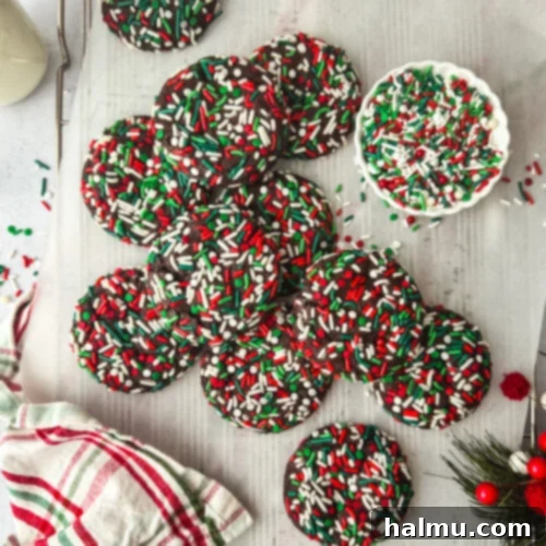 Chocolate Sprinkle Cookies