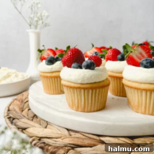 Berry Chantilly Cupcakes