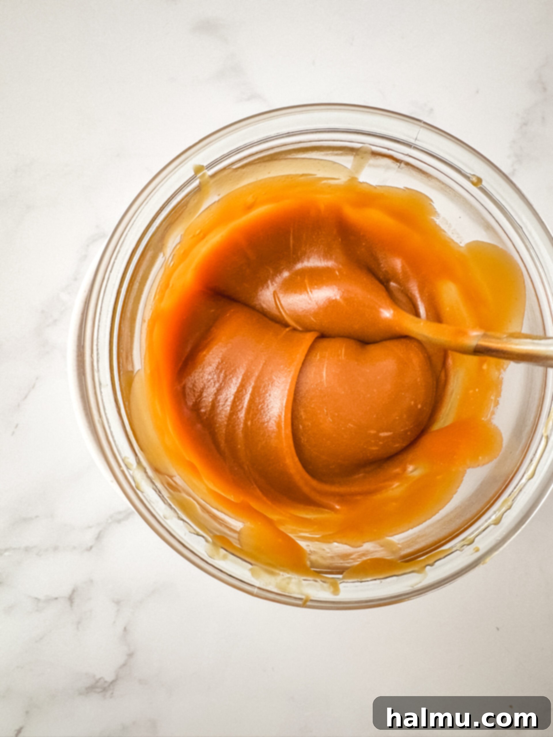 Ingredients laid out for making caramel