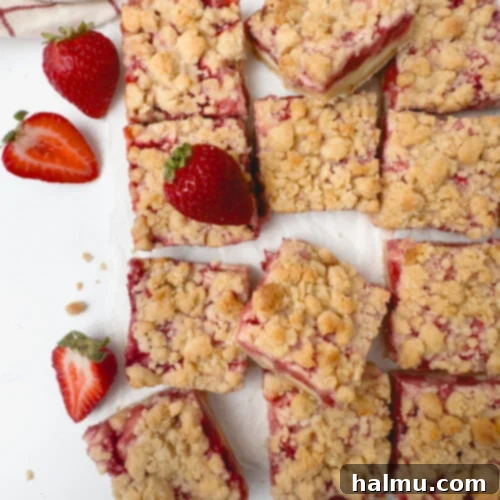 Strawberry Crumb Bars