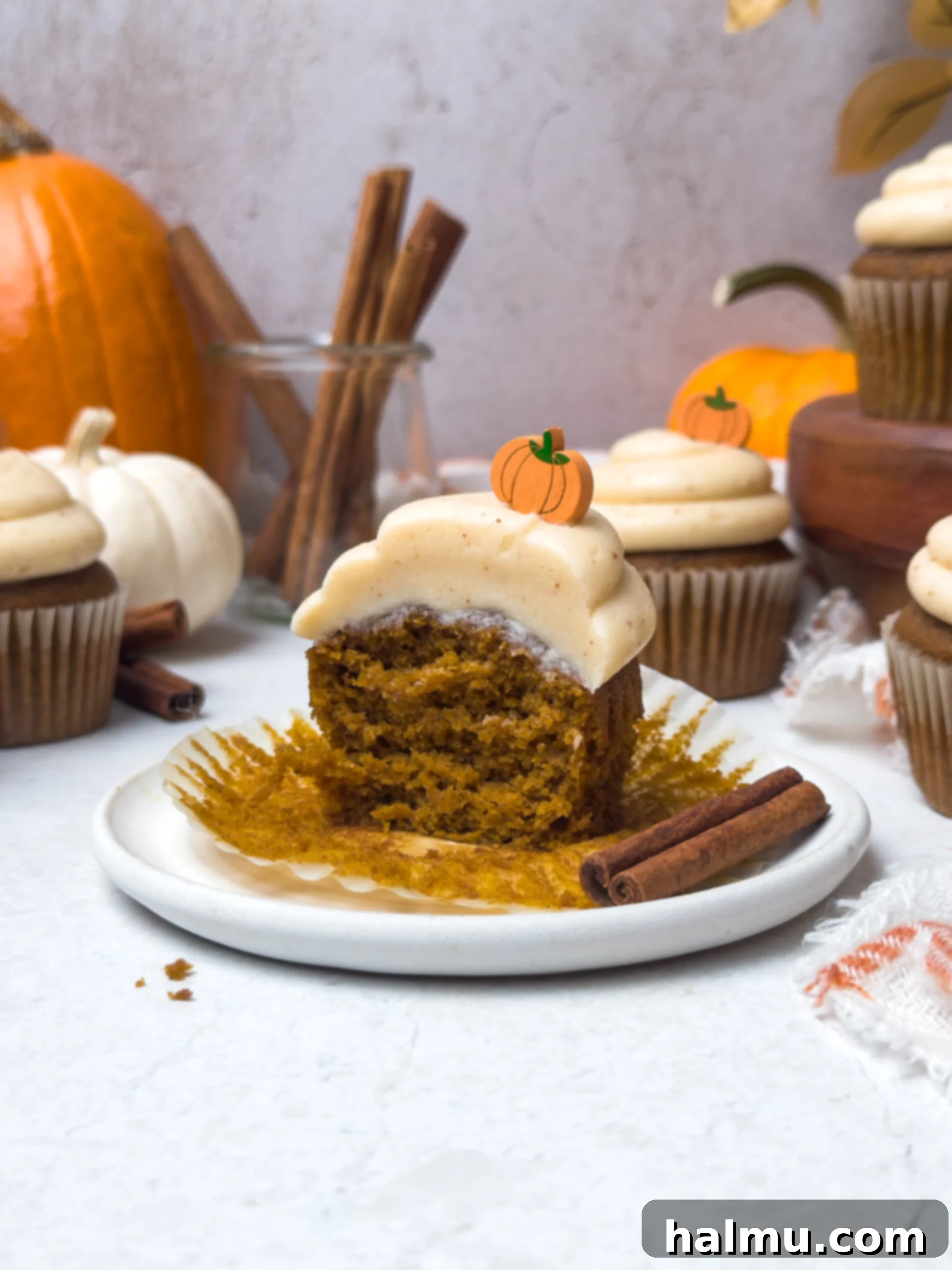 Pumpkin Cupcakes with Cream Cheese Swirl 9 Variations for Pumpkin Cupcakes