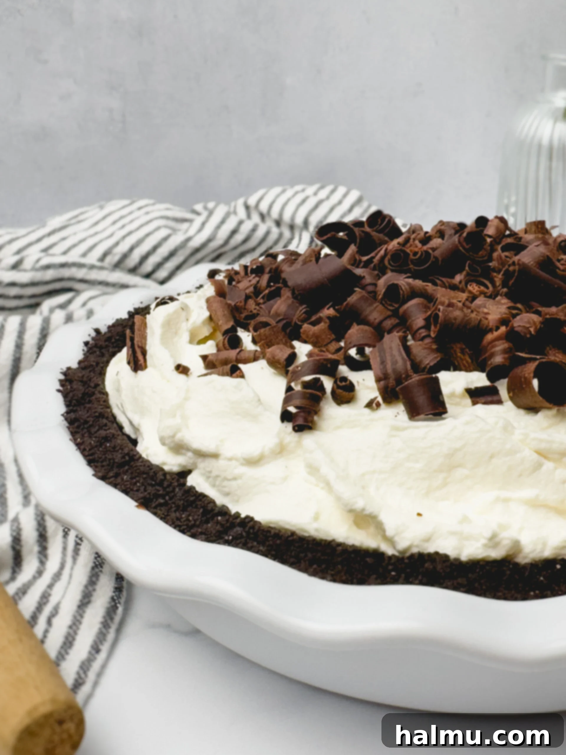 Chocolate Cream Pie Slices