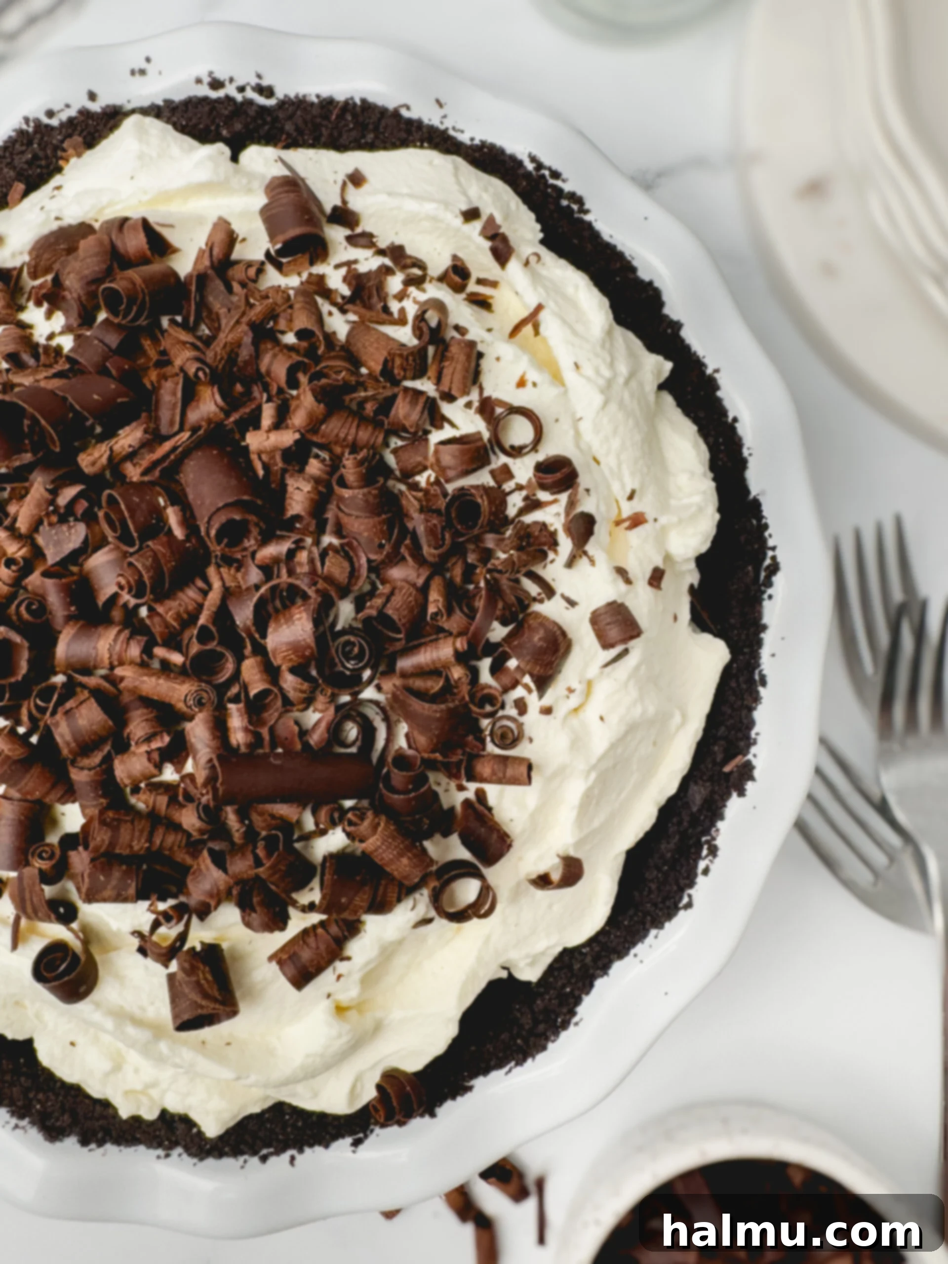 Dark Chocolate for Cream Pie