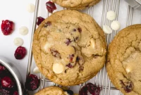 White Chocolate Cranberry Bliss Cookies