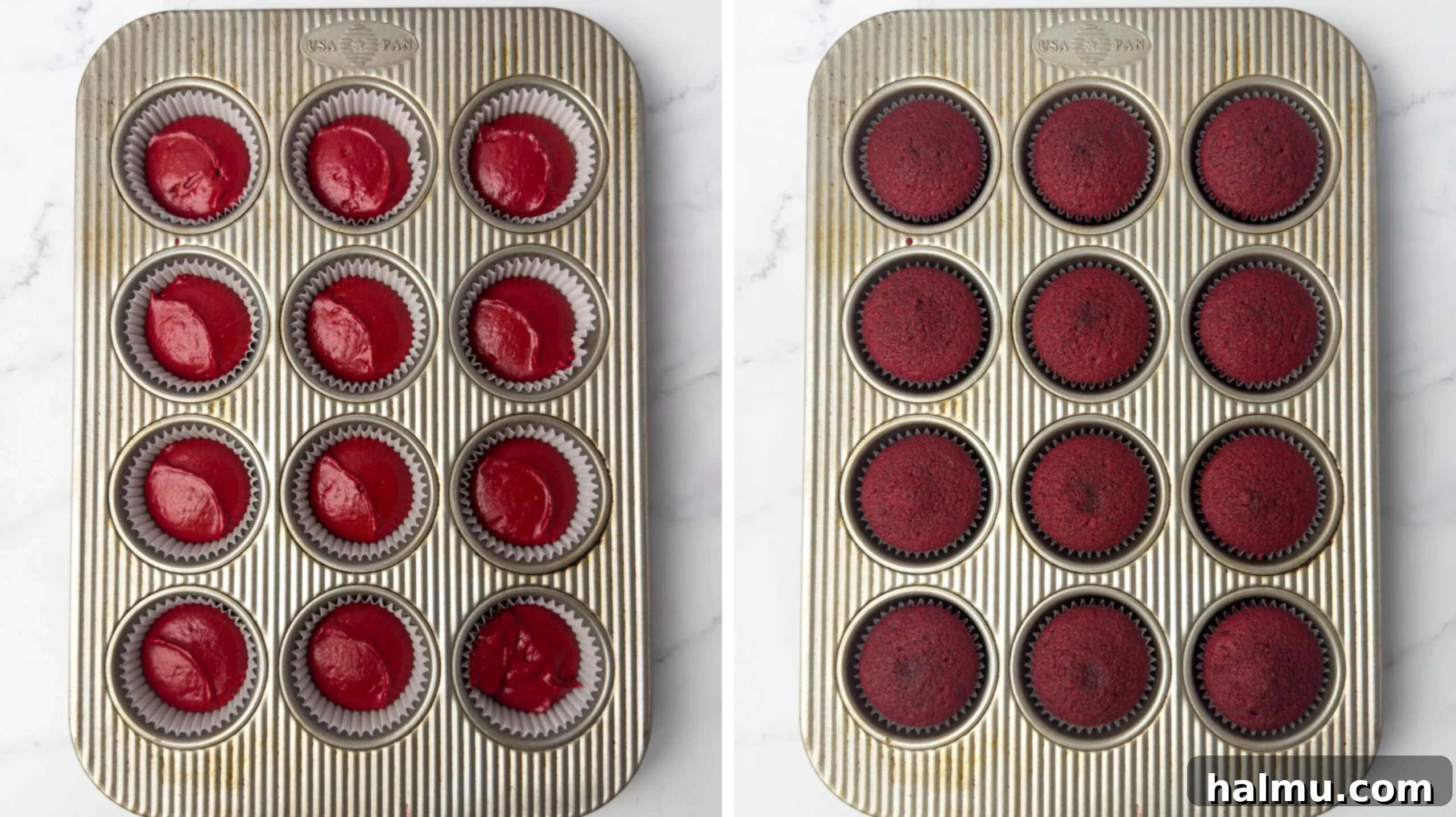 baking cupcakes in oven