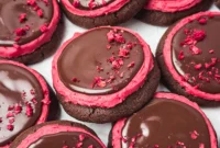 Frosted Raspberry Chocolate Cookies
Raspberry Dream Chocolate Cookies
